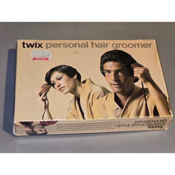 Vintage Wahl Twix Personal Hair Groomer Electric Trimmer Interchangeable Head - Picture 4 of 5